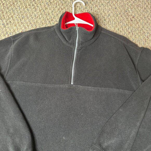 Starting Point XL Black Fleece Pullover Half-Zip Jacket - Picture 4 of 9